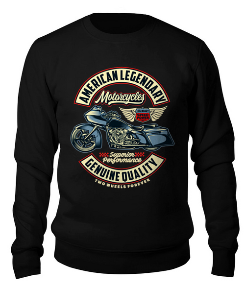 Заказать свитшот в Москве. Свитшот унисекс хлопковый Retro GARAGE от balden - готовые дизайны и нанесение принтов.