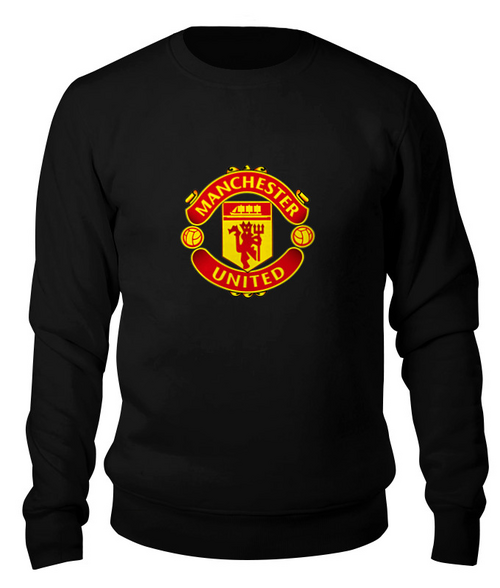 Заказать свитшот в Москве. Свитшот унисекс хлопковый Manchester United  от coolmag - готовые дизайны и нанесение принтов.