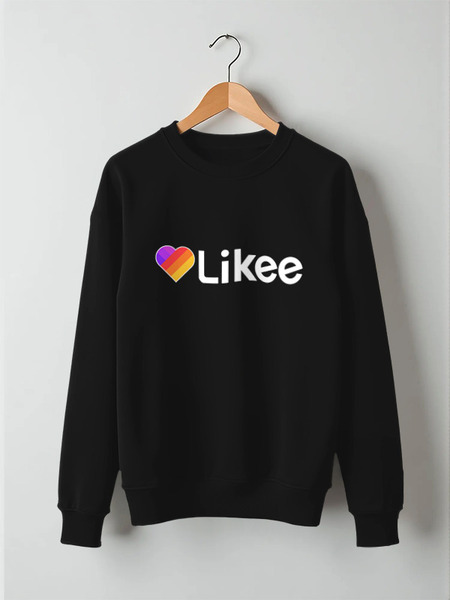 Заказать свитшот в Москве. Свитшот унисекс хлопковый Likee  от DESIGNER   - готовые дизайны и нанесение принтов.