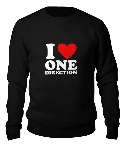 Заказать свитшот в Москве. Свитшот унисекс хлопковый One Direction от originals - готовые дизайны и нанесение принтов.