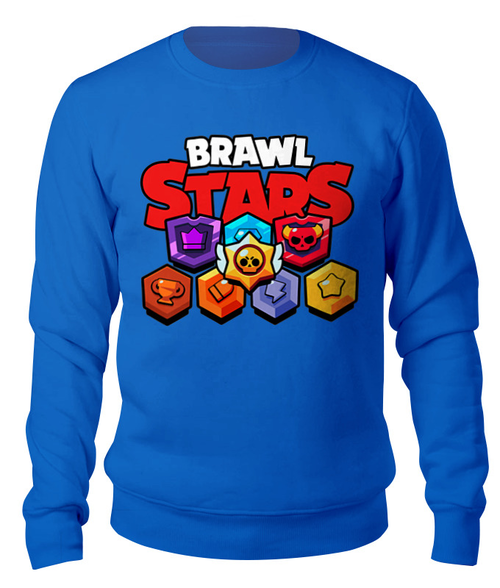 Заказать свитшот в Москве. Свитшот унисекс хлопковый Brawl Stars от balden - готовые дизайны и нанесение принтов.
