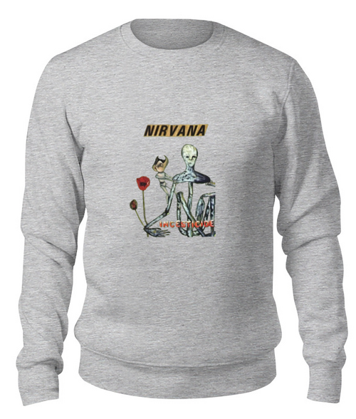 Заказать свитшот в Москве. Свитшот унисекс хлопковый Nirvana Incesticide album t-shirt от rancid - готовые дизайны и нанесение принтов.