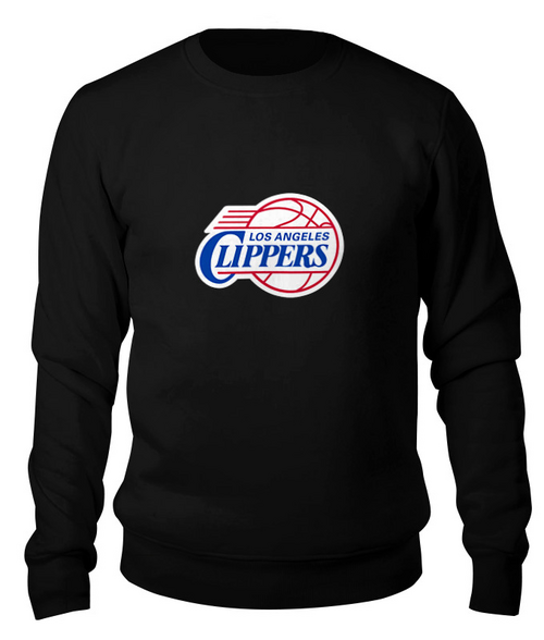 Заказать свитшот в Москве. Свитшот унисекс хлопковый Los Angeles Clippers от coolmag - готовые дизайны и нанесение принтов.