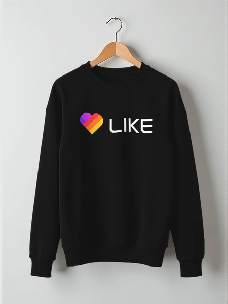 Заказать свитшот в Москве. Свитшот унисекс хлопковый Like  от DESIGNER   - готовые дизайны и нанесение принтов.