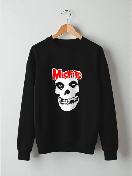 Заказать свитшот в Москве. Свитшот унисекс хлопковый Misfits  от Leichenwagen - готовые дизайны и нанесение принтов.
