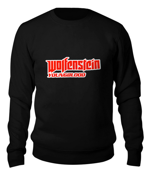 Заказать свитшот в Москве. Свитшот унисекс хлопковый Wolfenstein от THE_NISE  - готовые дизайны и нанесение принтов.