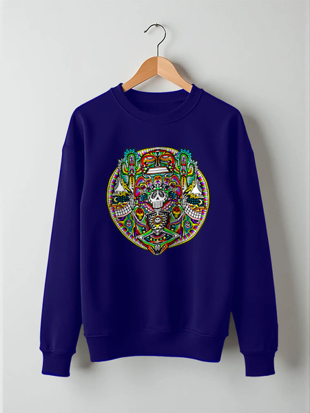 Заказать свитшот в Москве. Свитшот унисекс хлопковый Psychedelic от balden - готовые дизайны и нанесение принтов.