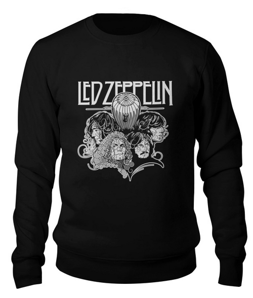 Заказать свитшот в Москве. Свитшот унисекс хлопковый Led Zeppelin от geekbox - готовые дизайны и нанесение принтов.