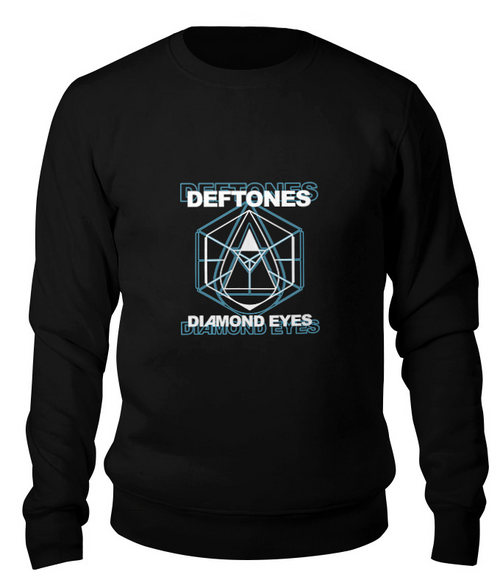 Заказать свитшот в Москве. Свитшот унисекс хлопковый Deftones от geekbox - готовые дизайны и нанесение принтов.