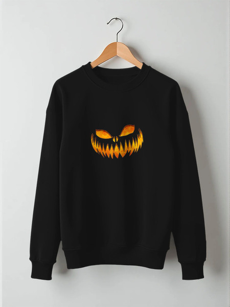 Заказать свитшот в Москве. Свитшот унисекс хлопковый HALLOWEEN от CoolDesign - готовые дизайны и нанесение принтов.