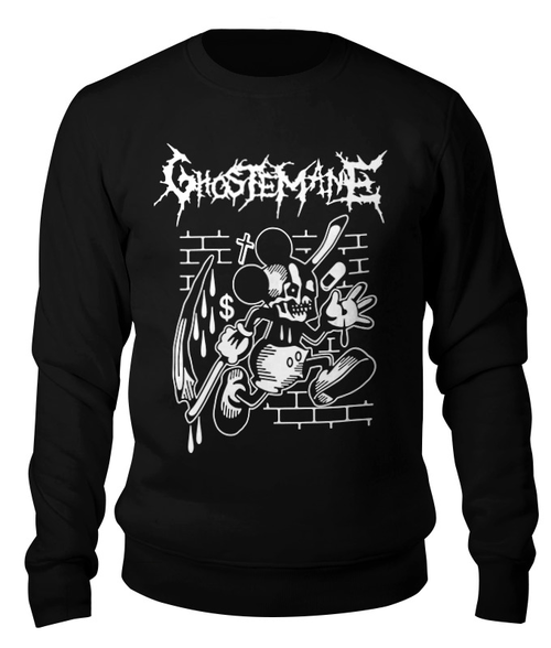 Заказать свитшот в Москве. Свитшот унисекс хлопковый Ghostemane от geekbox - готовые дизайны и нанесение принтов.