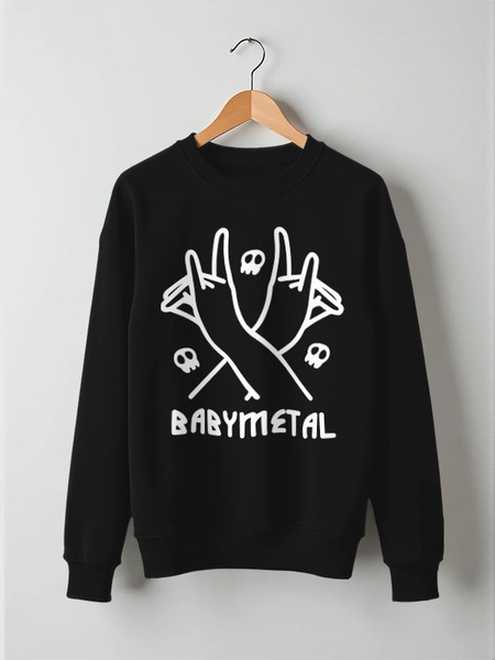 Заказать свитшот в Москве. Свитшот унисекс хлопковый BABYMETAL от geekbox - готовые дизайны и нанесение принтов.