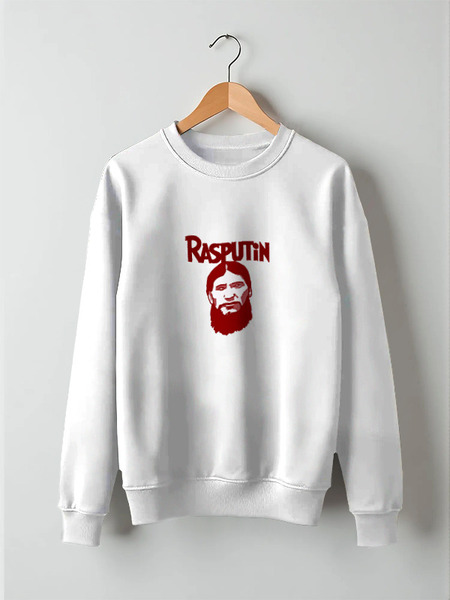 Заказать свитшот в Москве. Свитшот унисекс хлопковый Rasputin от Leichenwagen - готовые дизайны и нанесение принтов.