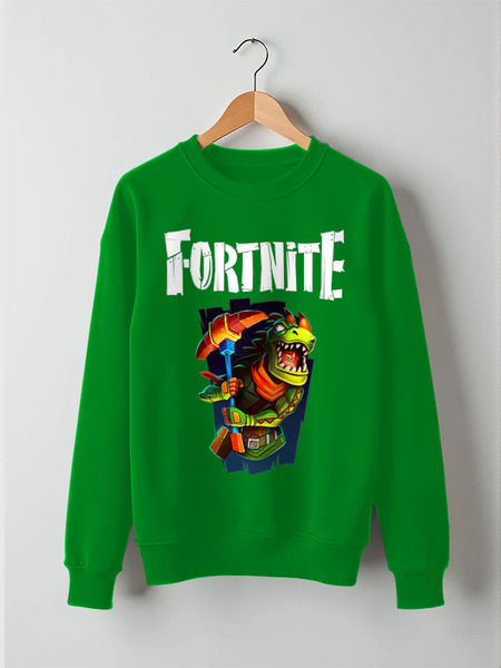 Заказать свитшот в Москве. Свитшот унисекс хлопковый FORTNITE от balden - готовые дизайны и нанесение принтов.