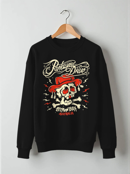 Заказать свитшот в Москве. Свитшот унисекс хлопковый Parkway Drive от geekbox - готовые дизайны и нанесение принтов.