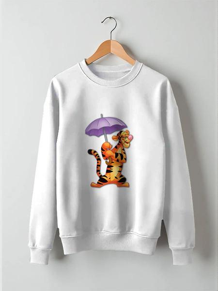 Заказать свитшот в Москве. Свитшот унисекс хлопковый ТИГРА от Vinli.shop  - готовые дизайны и нанесение принтов.