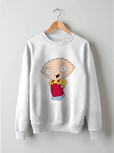 Заказать свитшот в Москве. Свитшот унисекс хлопковый Stewie Griffin Fan Mad от nick - готовые дизайны и нанесение принтов.
