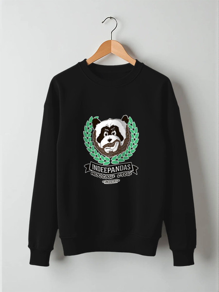 Заказать свитшот в Москве. Свитшот унисекс хлопковый INDEEPANDAS moscow crew hoodie от theindeepandas - готовые дизайны и нанесение принтов.
