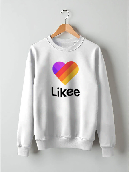 Заказать свитшот в Москве. Свитшот унисекс хлопковый Likee  от DESIGNER   - готовые дизайны и нанесение принтов.
