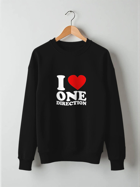 Заказать свитшот в Москве. Свитшот унисекс хлопковый One Direction от originals - готовые дизайны и нанесение принтов.