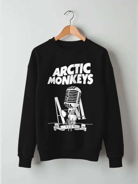 Заказать свитшот в Москве. Свитшот унисекс хлопковый Arctic Monkeys от geekbox - готовые дизайны и нанесение принтов.