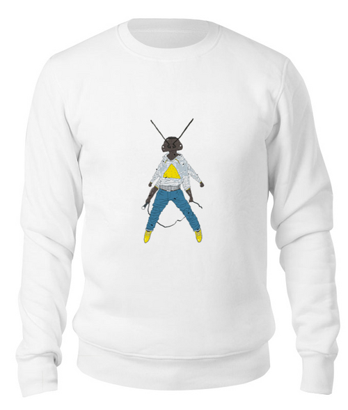 Заказать свитшот в Москве. Свитшот унисекс хлопковый Antman от YellowCloverShop - готовые дизайны и нанесение принтов.