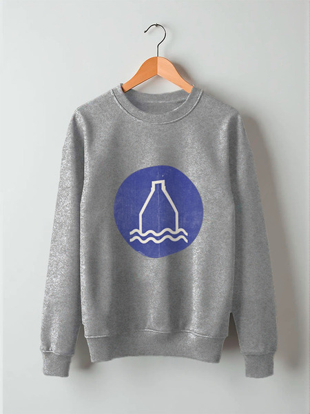 Заказать свитшот в Москве. Свитшот унисекс хлопковый Vodny hoodie. от аксель - готовые дизайны и нанесение принтов.