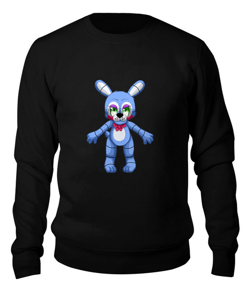 Заказать свитшот в Москве. Свитшот унисекс хлопковый Shadow Bonnie (Пять ночей у Фредди) от cherdantcev - готовые дизайны и нанесение принтов.