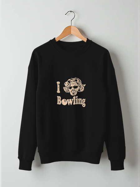 Заказать свитшот в Москве. Свитшот унисекс хлопковый Love Bowling от skynatural - готовые дизайны и нанесение принтов.