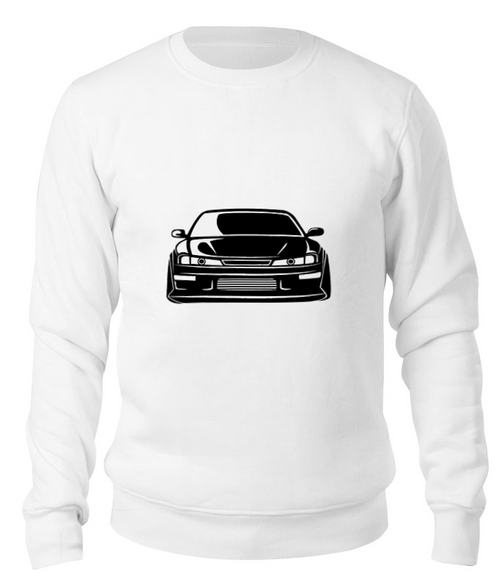 Заказать свитшот в Москве. Свитшот унисекс хлопковый JDM Drift от arxipovmb - готовые дизайны и нанесение принтов.