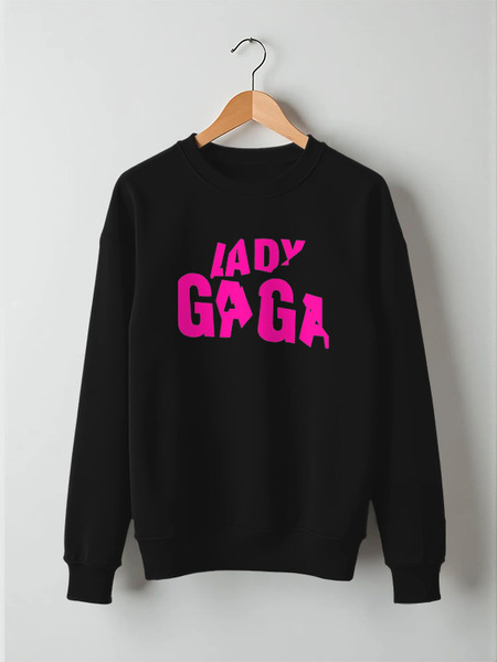 Заказать свитшот в Москве. Свитшот унисекс хлопковый LADY GAGA от balden - готовые дизайны и нанесение принтов.