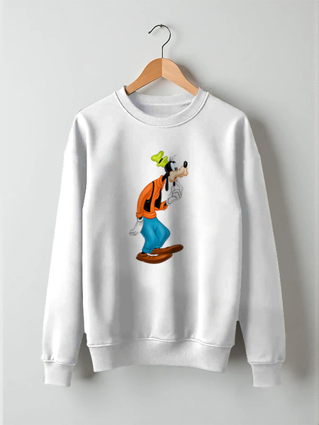 Заказать свитшот в Москве. Свитшот унисекс хлопковый МИККИ от Vinli.shop  - готовые дизайны и нанесение принтов.