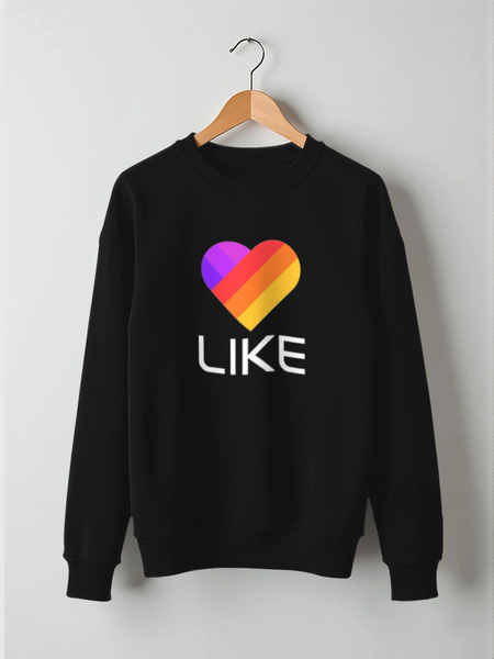 Заказать свитшот в Москве. Свитшот унисекс хлопковый Like  от DESIGNER   - готовые дизайны и нанесение принтов.