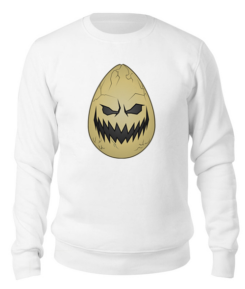 Заказать свитшот в Москве. Свитшот унисекс хлопковый Humpty Dumpty - Halloween style от Maks Lange - готовые дизайны и нанесение принтов.
