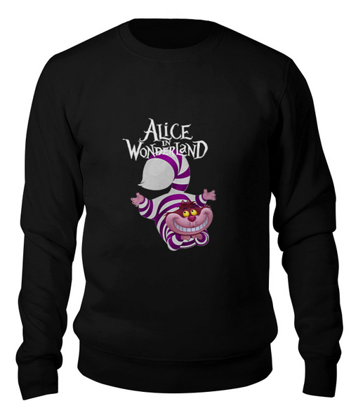 Заказать свитшот в Москве. Свитшот унисекс хлопковый Alice in Wonderland от Leichenwagen - готовые дизайны и нанесение принтов.