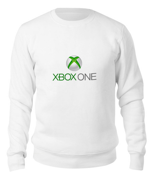 Заказать свитшот в Москве. Свитшот унисекс хлопковый Xbox One от game-fan - готовые дизайны и нанесение принтов.