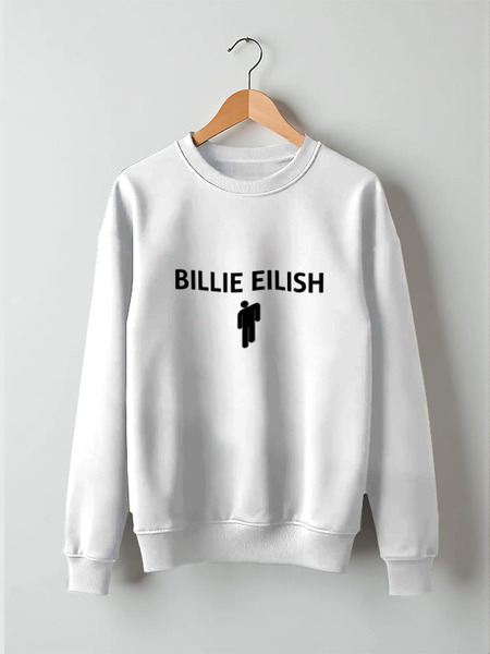 Заказать свитшот в Москве. Свитшот унисекс хлопковый Billie Eilish от DESIGNER   - готовые дизайны и нанесение принтов.