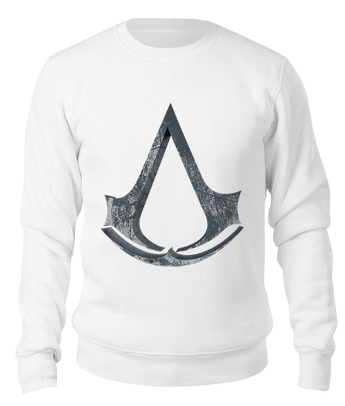 Заказать свитшот в Москве. Свитшот унисекс хлопковый Assassin’s Creed от GeekFox  - готовые дизайны и нанесение принтов.