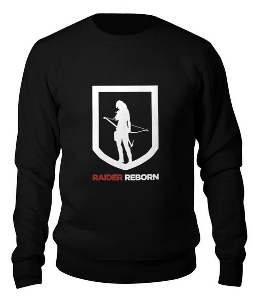 Заказать свитшот в Москве. Свитшот унисекс хлопковый Tomb Raider (Reborn) от fanart - готовые дизайны и нанесение принтов.
