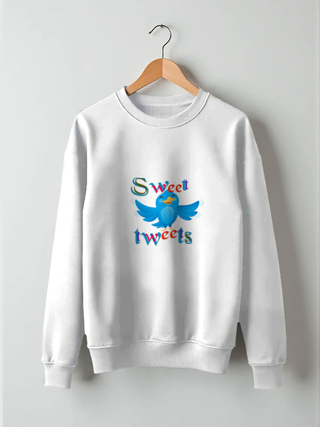 Заказать свитшот в Москве. Свитшот унисекс хлопковый Sweet tweets от meland - готовые дизайны и нанесение принтов.
