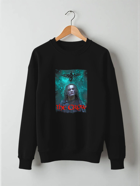Заказать свитшот в Москве. Свитшот унисекс хлопковый The Crow от Leichenwagen - готовые дизайны и нанесение принтов.