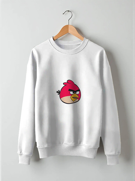 Заказать свитшот в Москве. Свитшот унисекс хлопковый Angry Birbs от тинейджер - готовые дизайны и нанесение принтов.