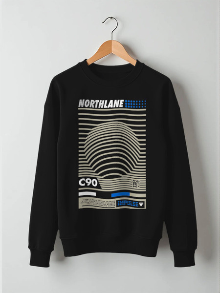 Заказать свитшот в Москве. Свитшот унисекс хлопковый Northlane от geekbox - готовые дизайны и нанесение принтов.