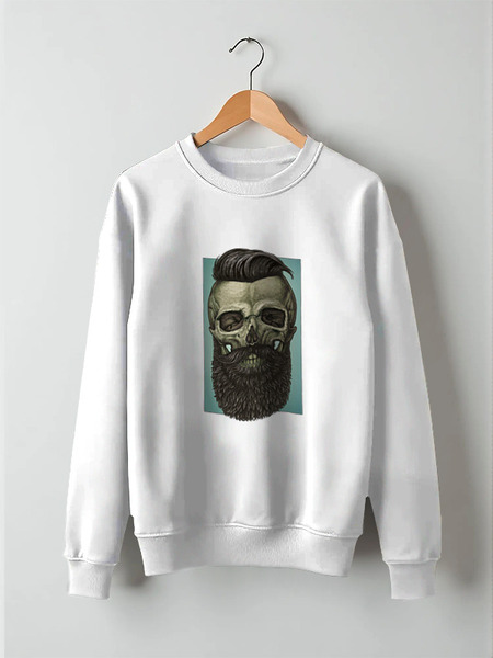 Заказать свитшот в Москве. Свитшот унисекс хлопковый Skull Art от Leichenwagen - готовые дизайны и нанесение принтов.