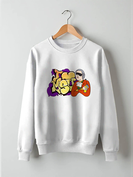 Заказать свитшот в Москве. Свитшот унисекс хлопковый Т2 I Love MSU (Purple) от AR Print - готовые дизайны и нанесение принтов.