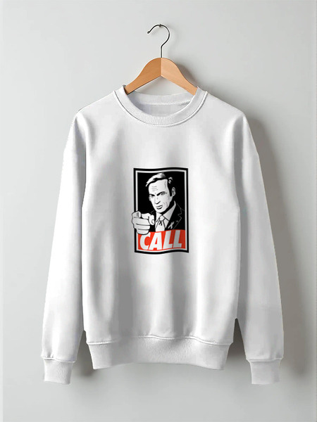 Заказать свитшот в Москве. Свитшот унисекс хлопковый Better call Saul от coolmag - готовые дизайны и нанесение принтов.