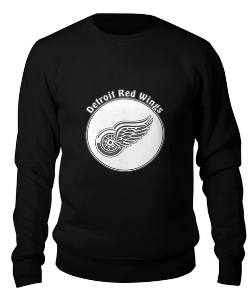 Заказать свитшот в Москве. Свитшот унисекс хлопковый Detroit Red Wings от kspsshop - готовые дизайны и нанесение принтов.