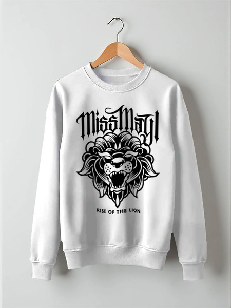 Заказать свитшот в Москве. Свитшот унисекс хлопковый Miss May I от geekbox - готовые дизайны и нанесение принтов.