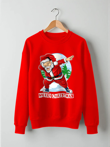 Заказать свитшот в Москве. Свитшот унисекс хлопковый Santa Dab от balden - готовые дизайны и нанесение принтов.
