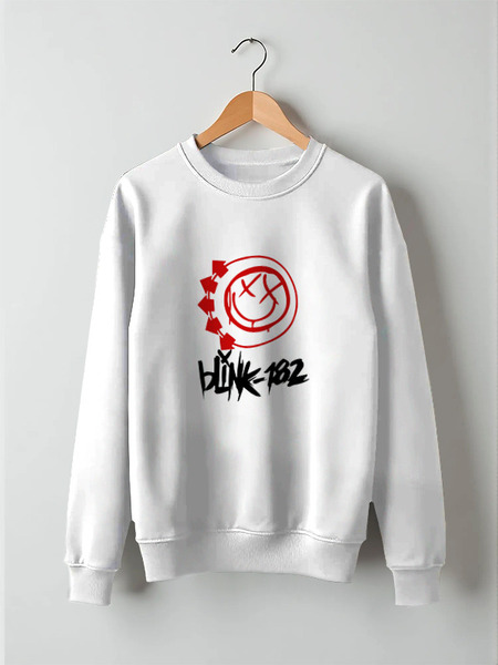 Заказать свитшот в Москве. Свитшот унисекс хлопковый blink-182 red logo от slider - готовые дизайны и нанесение принтов.